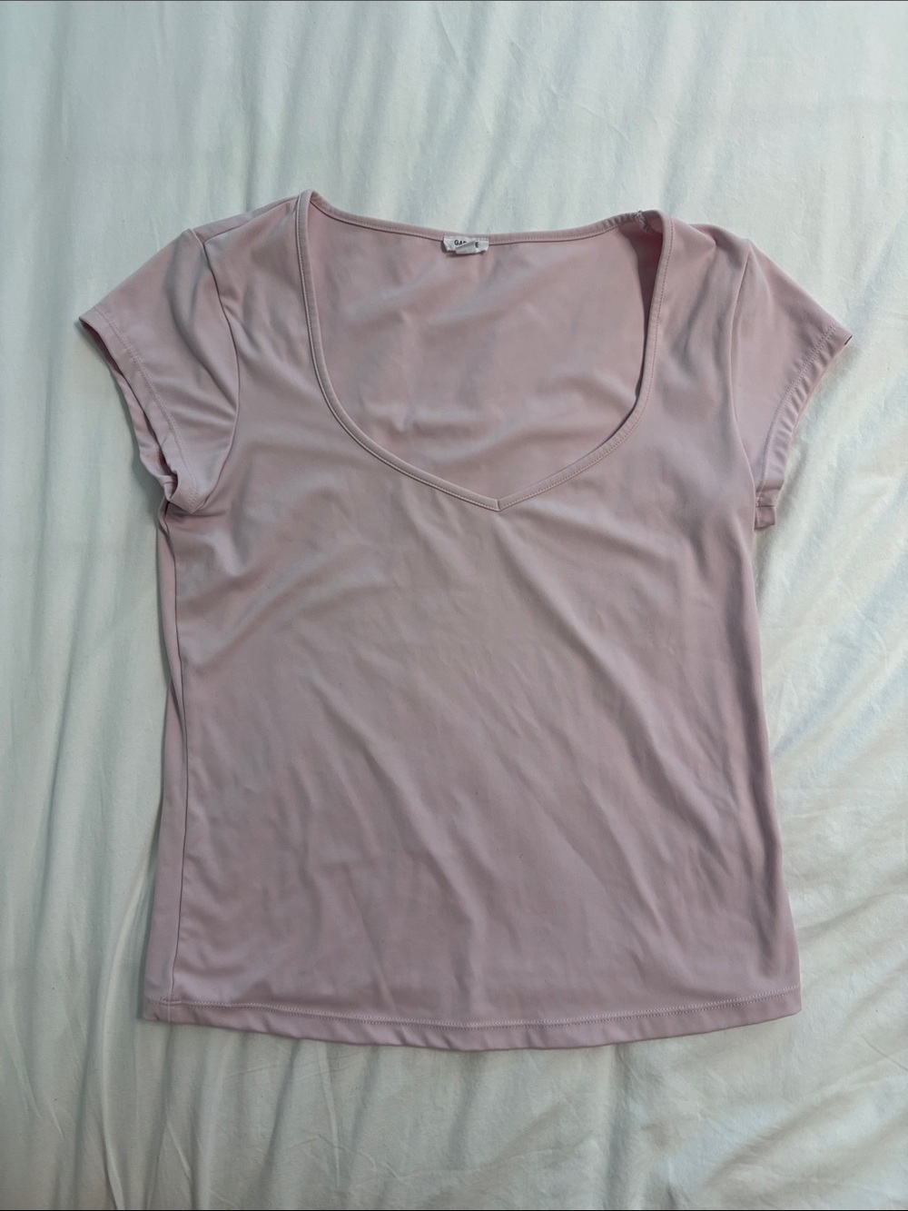 Garage Women's Short Sleeve Scoop Tee - Light Pink